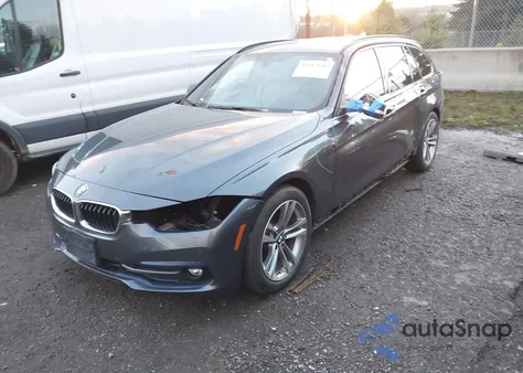 2017 BMW 328D xDrive из США, поврежденный, VIN WBA8J1C32HA018823